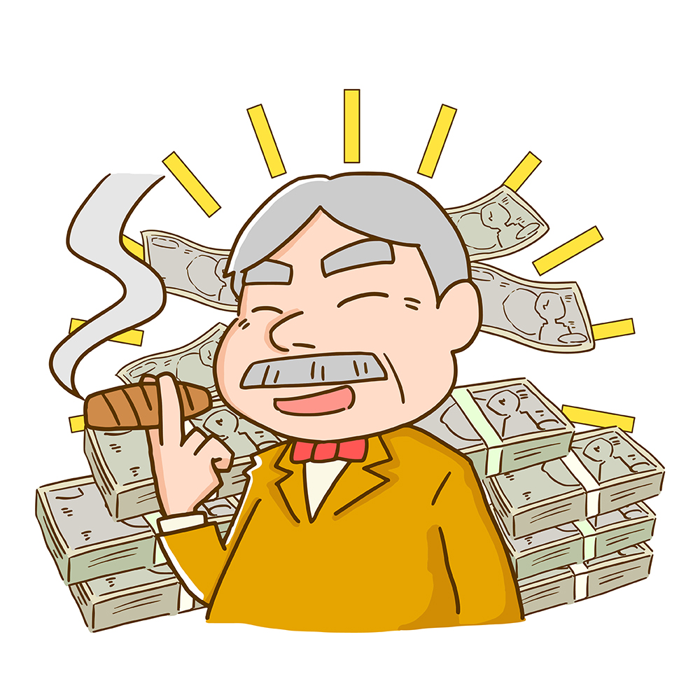 お金持ちの太パパ